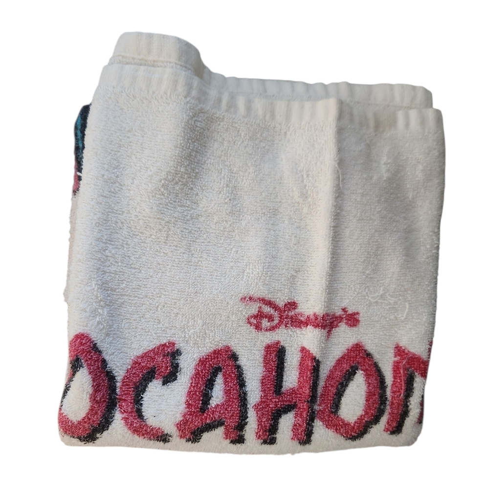 Vintage Disney Pocahontas Beach Towel Pool 52"×28" Cotton Jay Franco - Picture 4 of 5
